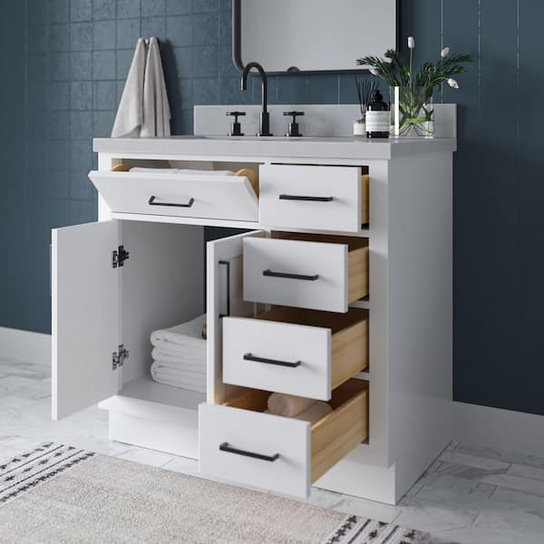 ARIEL Hepburn 36 in. W x 22 in. D x 36 in. H Single Sink