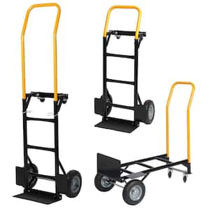 220/330 lbs. 2-in-1 Heavy-Duty Convertible Dual Purpose Hand Truck