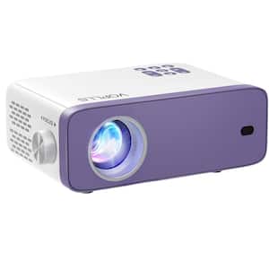 1920 x 1080 Full HD Mini WiFi Bluetooth Portable Projector with 9500 Lumens & Compatible HDMI, USB, AV, Stereo Speakers