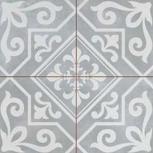 Nostalgia Legend 17.72 in. x 17.72 in. Matte Patterned Look Ceramic Floor & Wall Tile (10.9 sq. ft./Case)