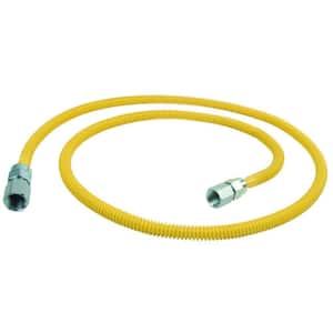 ProCoat 3/8 in. FIP x 3/8 in. FIP x 60 in. Stainless Steel Gas Connector 3/8 in. O.D. (24,900 BTU)