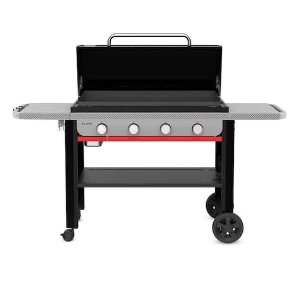 Weber Slate Rust-Resistant Griddle 4-Burner Liquid Propane Gas 36