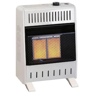 10,000 BTU Liquid Propane Ventless Infrared Plaque Space Heater with Base Feet, Manual Control - Model# ML100HPA-B