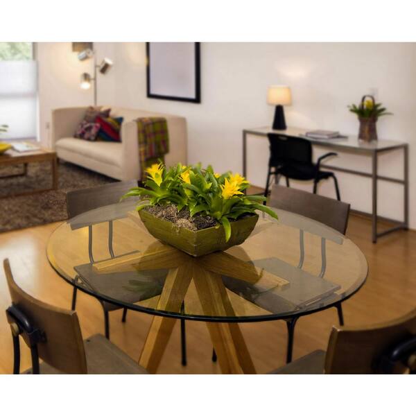 Fab Glasirror 16 In Clear Round Glass Table Top 1 2 Thickness Tempered Beveled Edge Polished 16rt12thbean The Home Depot Clear Round Glass Table Top, 16 Inch Round Glass Table Top