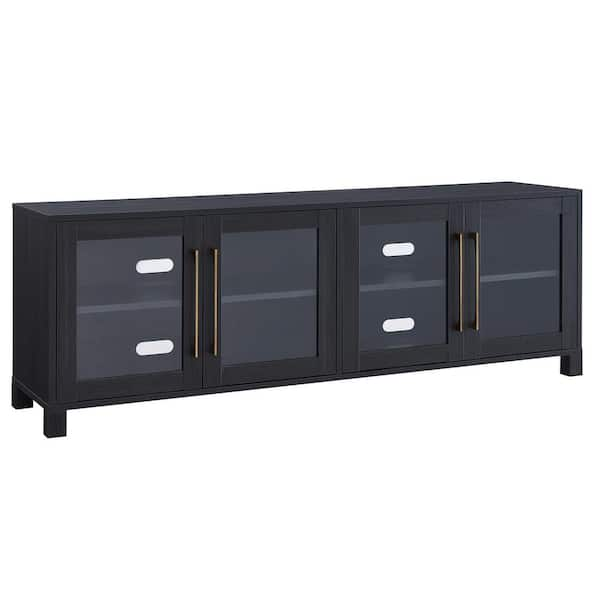 Reviews for Meyer&Cross Quincy 68 in. Charcoal Gray TV Stand Fits TV's ...