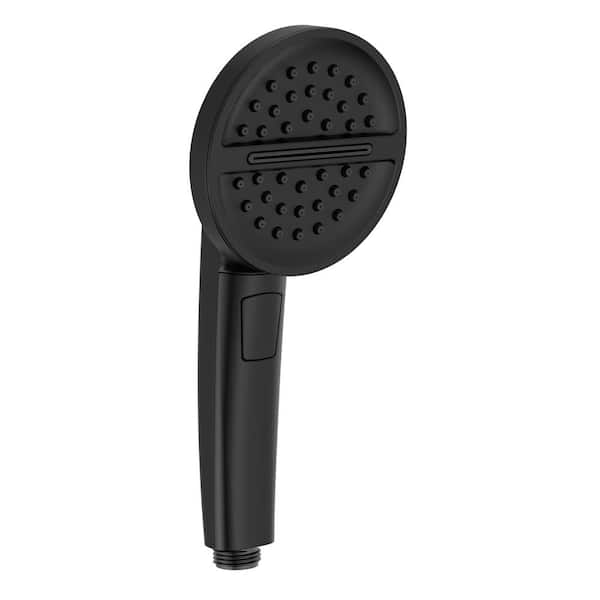 Delta 3-Spray Patterns 1.75 GPM 4.13 in. Wall Mount Handheld Shower Head in Matte Black