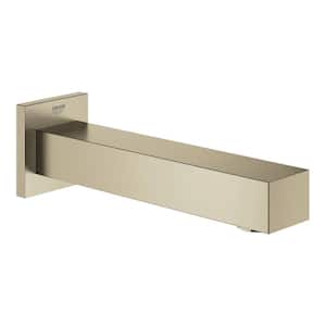 Eurocube Wall Mount Tub Spout in Brushed Nickel