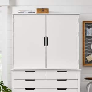 Craft Storage Hutch in White (42 in. W)