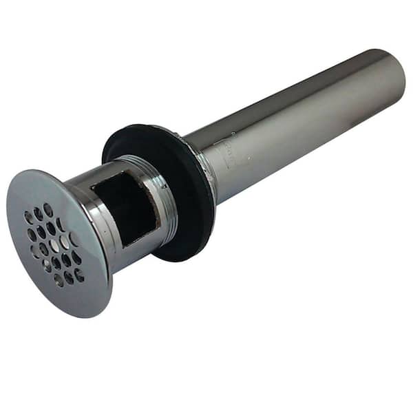Kingston Brass Trimscape 17-Gauge Grid Bathroom Sink Drain in Polished Chrome with Overflow