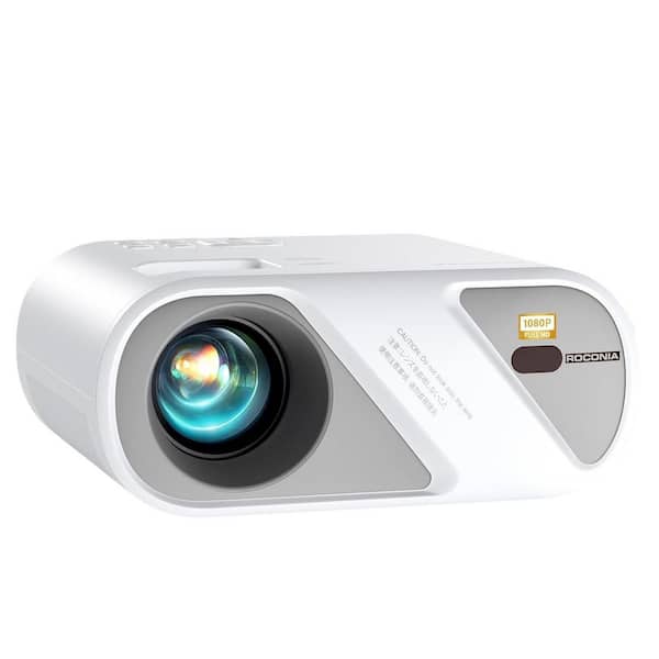 Vrbgify 1920 x 1080 Full HD 1080P Video Projector with 10000 Lumens, 5G WiFi, Bluetooth, Phone, HDMI, USB, Laptop, U Disk