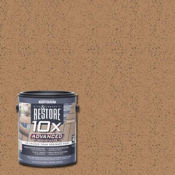 Rust-Oleum Restore 1 gal. 10X Advanced Cedar Deck and Concrete Resurfacer