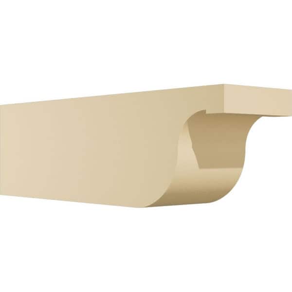 Ekena Millwork Standard Del Monte 5 in. W x 6 in. H x 20 in. D Signature Urethane Rafter Tail Outlooker
