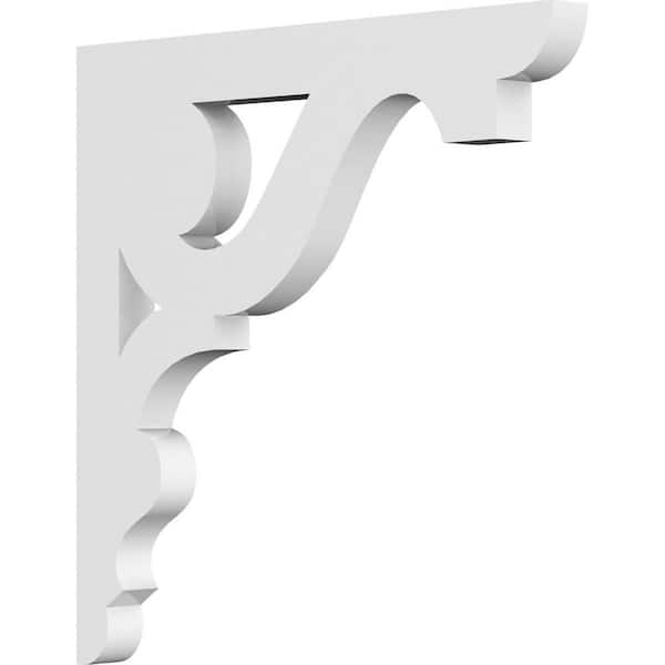 Ekena Millwork 5/8 in. W X 8 in. H X 8 in. D PVC Robin Bracket