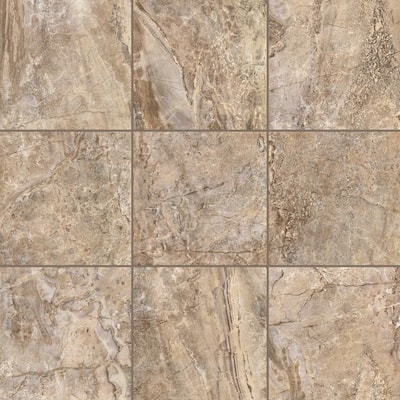 18x18 Florida Tile Porcelain Tile Tile The Home Depot