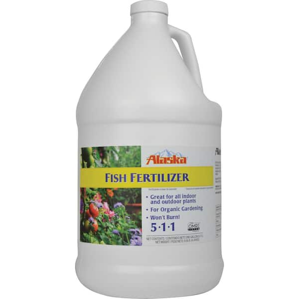 Alaska 1 Gal. Organic Gardening Liquid Fish Emulsion Fertilizer 5-1-1
