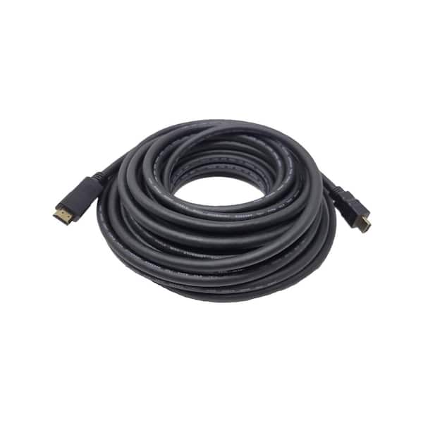 Micro Connectors, Inc 75 ft. High-Speed 4K HDMI 1.4 CL3 In-Wall Rated  Active Cable H2-75MAMA-AC - The Home Depot