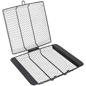 Non-Stick Stainless Steel Black Grill Basket