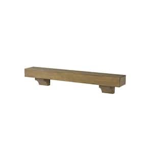 Shenandoah 6 ft. Dune Rustic Distressed Cap-Shelf Mantel