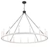 LWYTJO Janiaha 47.24 In. 16-Light Antique Black/Retro White Large ...