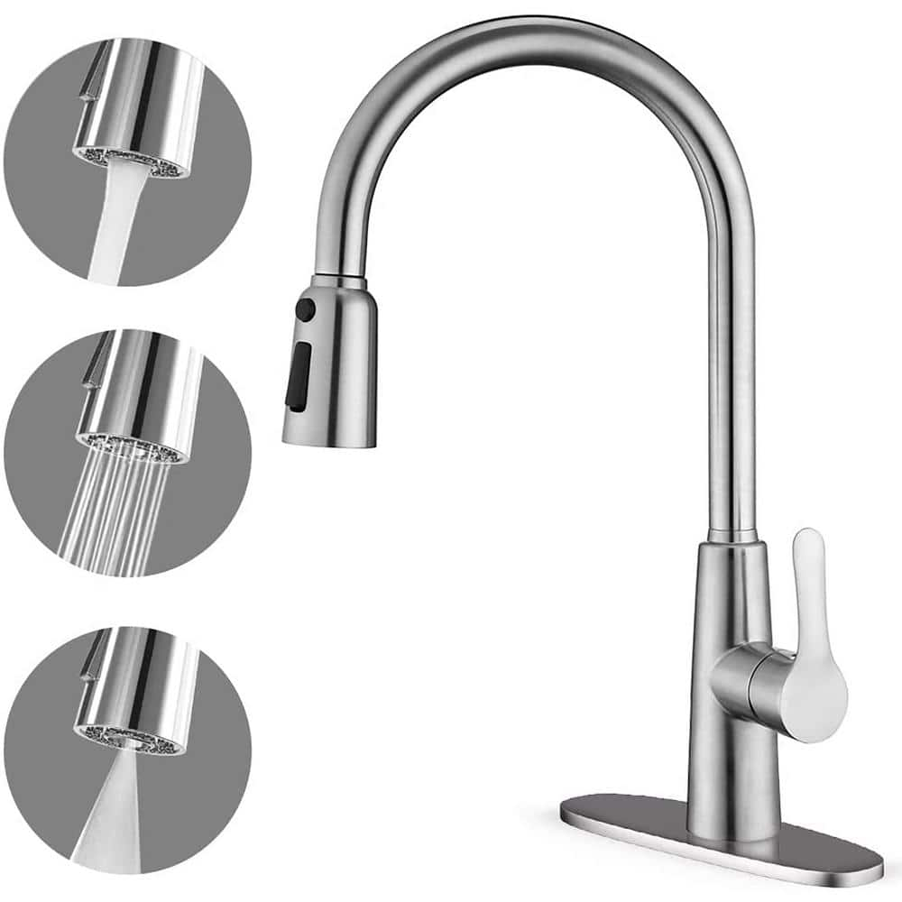 Watersong Kitchen Faucet- 3 Modes Pull deals Down Sprayer Kitchen Tap Faucet Head, Sin