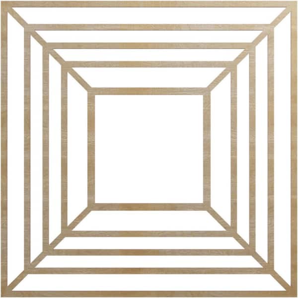 Ekena Millwork 0.375 in. x 30 in. x 30 in. Wood Medallion Moulding