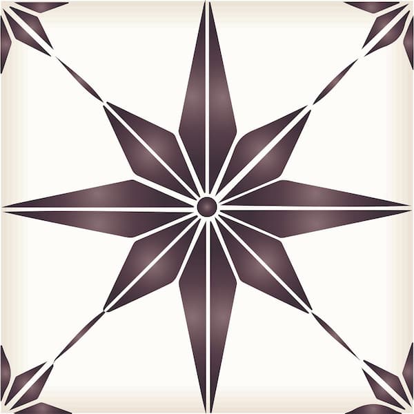 MI ALMA Brown B71 7 in. x 7 in. Vinyl Peel and Stick Tile (24-Tiles, 8.17 sq. ft. / pack)