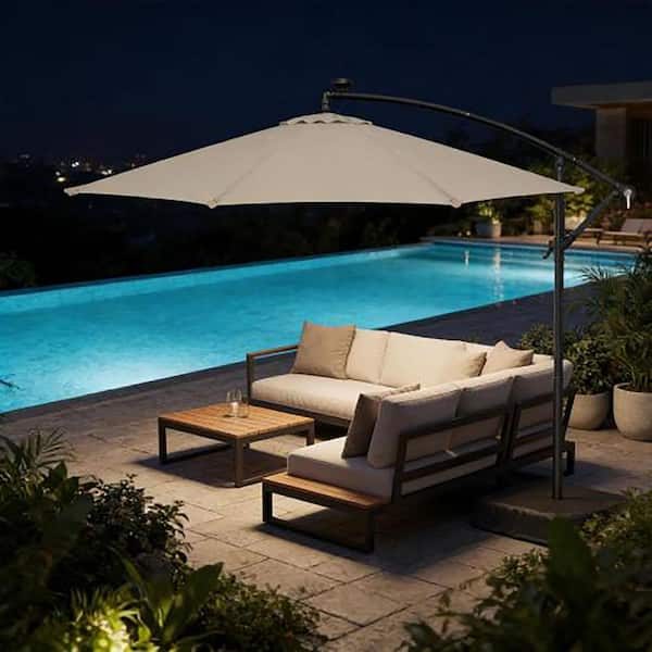 10 ft. - White - Patio Umbrellas - The Home Depot