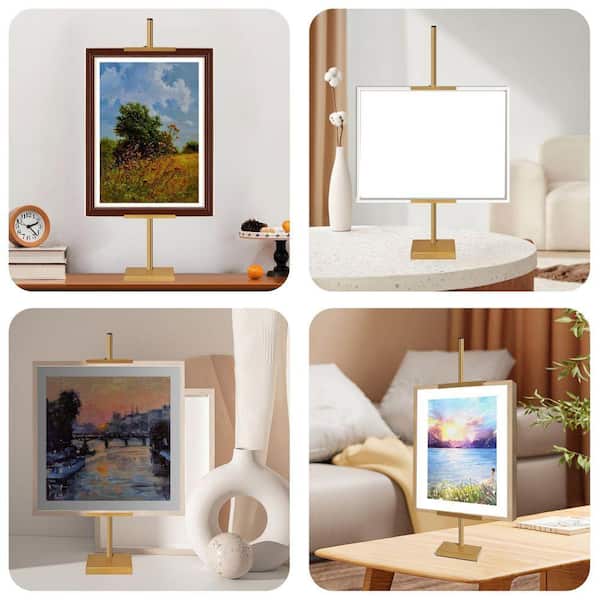 Adjustable Tabletop Easel Stand Metal Picture Frame Holder for Art