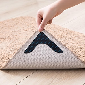 8pcs Rug Gripper Anti-slip Bathroom Kitchen Carpet GRIP Pad Corner