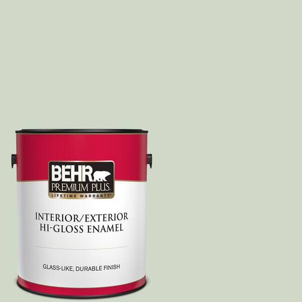 BEHR PREMIUM PLUS 1 gal. Home Decorators Collection #HDC-CT-25 Bayberry Frost Hi-Gloss Enamel Interior/Exterior Paint