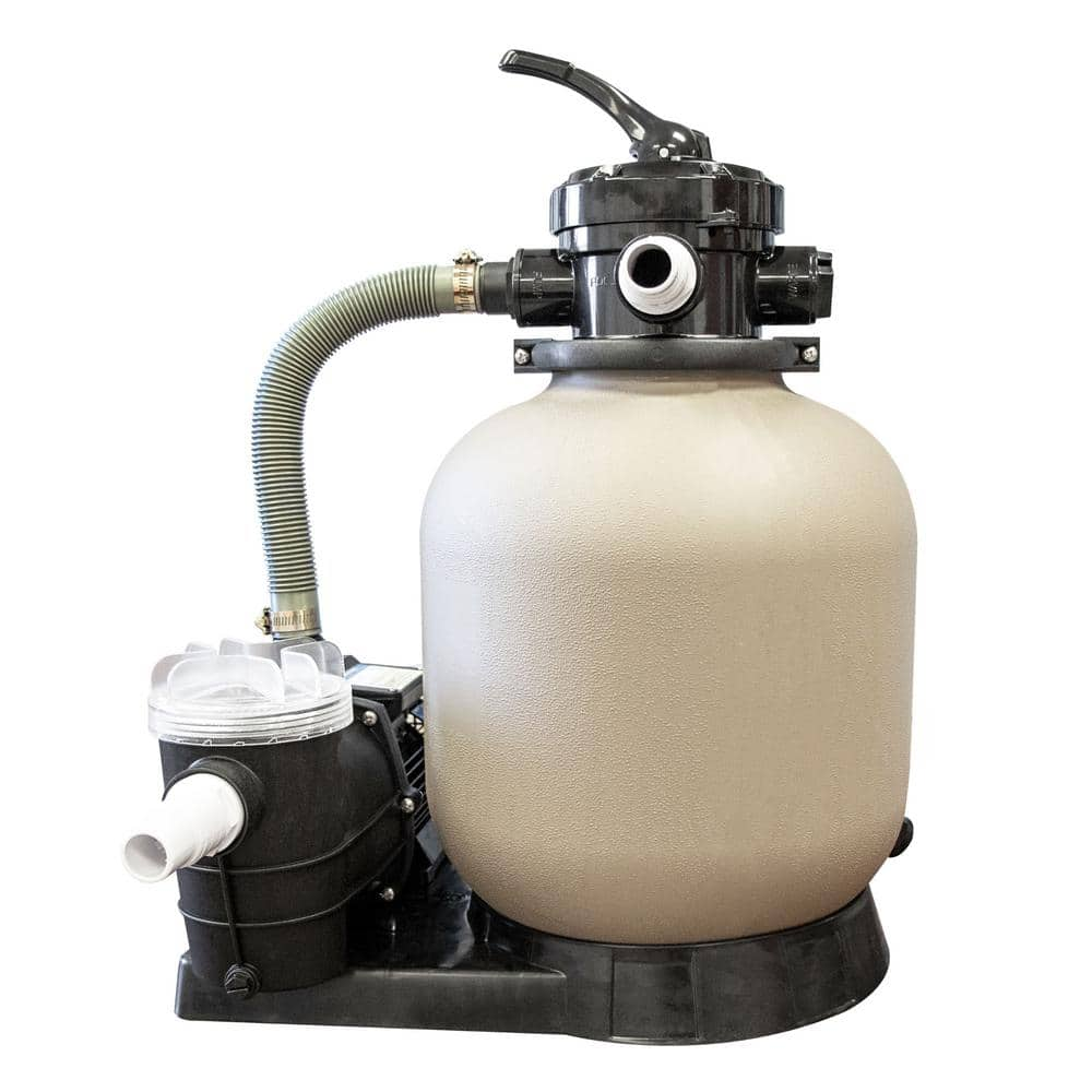 HYDROTOOLS by Swimline 14  Sand Filter Combo Set  2400 GPH  60lb Capacity