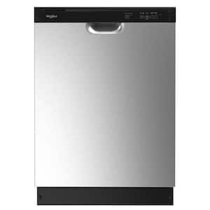 24 in. Front Built-In Tall Tub Dishwasher in Stainless Steel with 3-Cycles 59 dBA