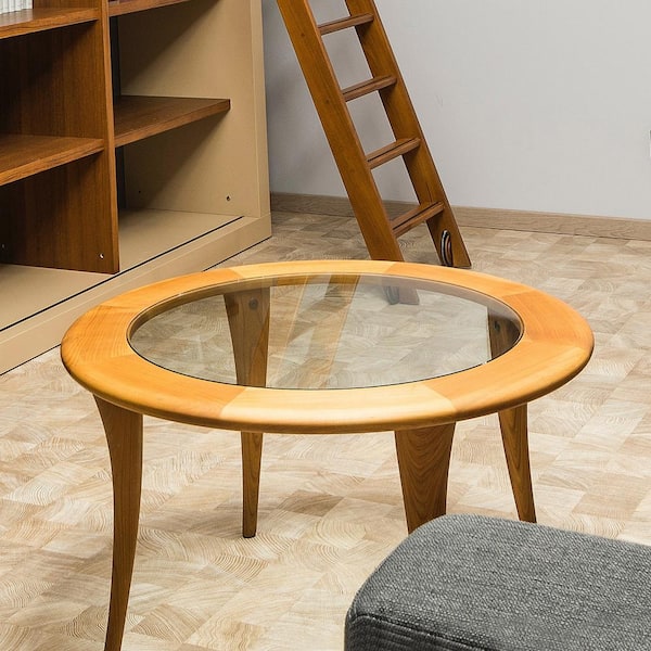 4 foot round glass table top hotsell