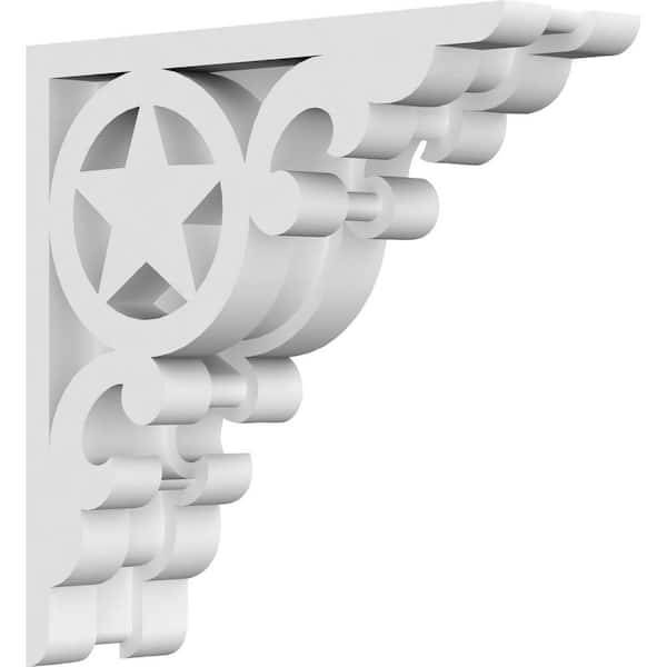Ekena Millwork Austin 1.5 in. W x 6 in. H x 6 in. D Signature Urethane Polyurethane Corbel