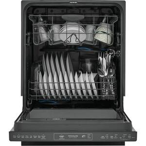 24 in. in Black Stainless Steel Built-In Tall Tub Dishwasher