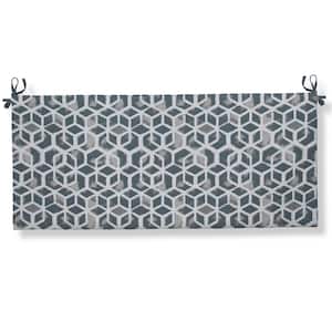 Cubed - Grey Rectangular Bench/Porch Swing Cushion