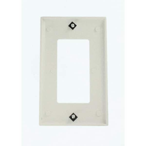 1-Gang White Decora/Rocker Plastic Standard Wall Plate (10-Pack) 80401-WMP