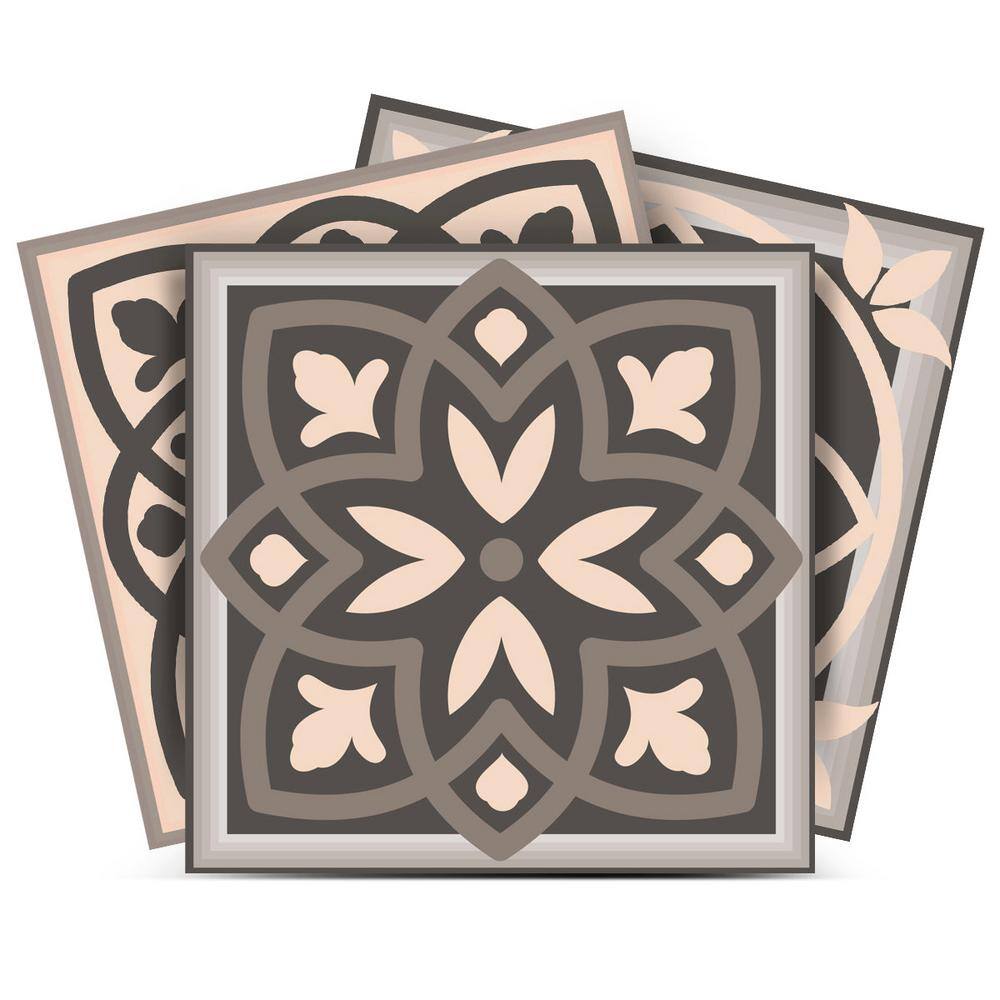Gray, Brown SB20 4 in. x 4 in. Vinyl Peel and Stick Tile (24 Tiles, 2.67 sq. ft./Pack) price history on PriceWatchPro