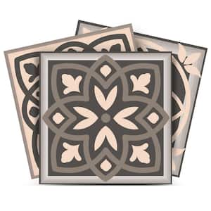 Gray, Brown SB20 8 in. x 8 in. Vinyl Peel and Stick Tile (24 Tiles, 10.67 sq. ft./Pack)