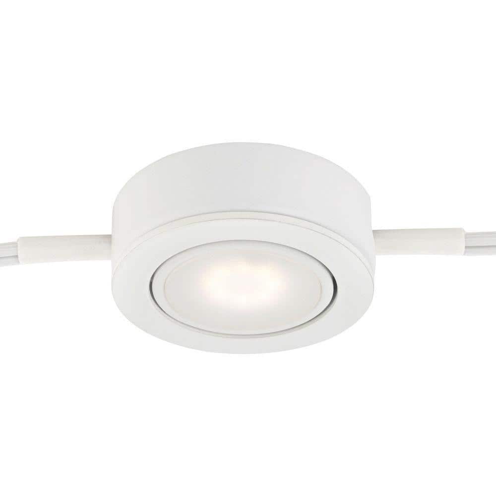 White LED Swivel Under Cabinet Light with Metal Housing