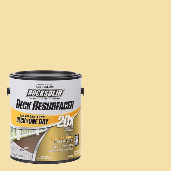 Rust-Oleum RockSolid 1 gal. Hacienda Exterior 20X Deck Resurfacer