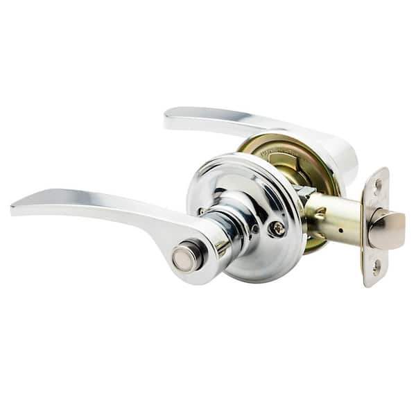 Copper Creek Scandinavian Kash Polished Stainless Bed/Bath Door Handle