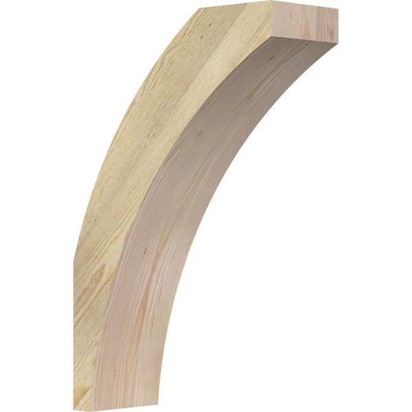 Ekena Millwork 6"W x 16"D x 24"H Thorton Rough Sawn Knee Brace, Douglas Fir