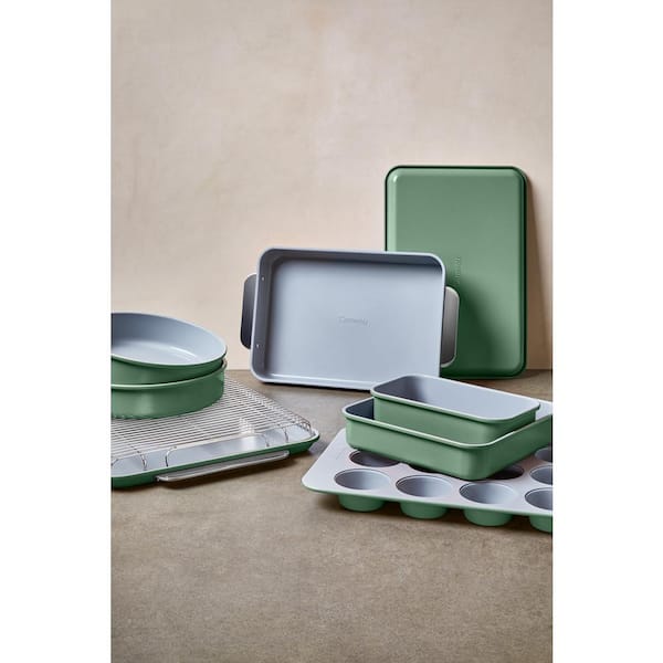 CARAWAY HOME Non-Stick Ceramic Loaf Pan in Sage BW-LOAF-GRE - The Home Depot