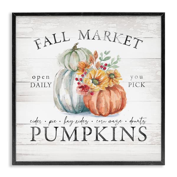Stupell Industries 'Freshly Picked Pumpkins' Framed Wall Art - Autumn Fall Decor, 11x14 Inch, Made In USA - View #11