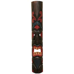 40 in. Tiki Mask Classic Tahitian Hawaiian Decoration