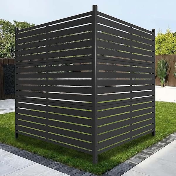 Unbranded 47 x 47 in. Outdoor Privacy Screen Fence Panels, Fence Kit for Air Conditioner, Trash Can, Pool Equipment Enclosure