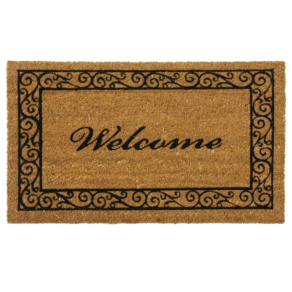 Estate Style 18 in. x 30 in. Welcome Door Mat price history on PriceWatchPro