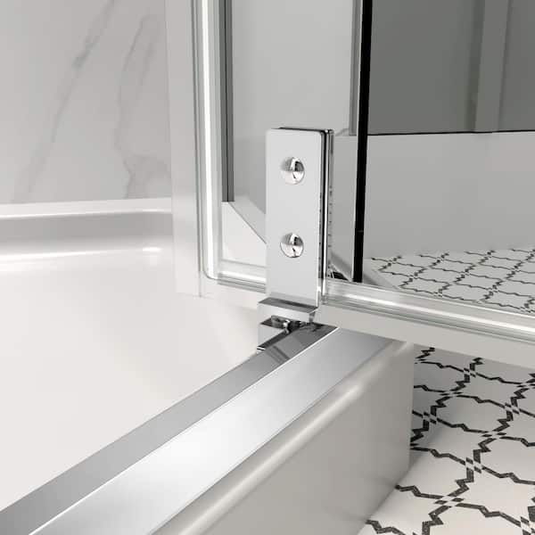 ACE DECOR Corner Shower Enclosure 36 x 72 in. Frameless Neo-Angle