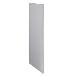 Tremont Pearl Gray Painted Plywood Shaker Assembled Kitchen Cabinet Base End Panel 24 in W x 1.5 in D x 34.5 in H